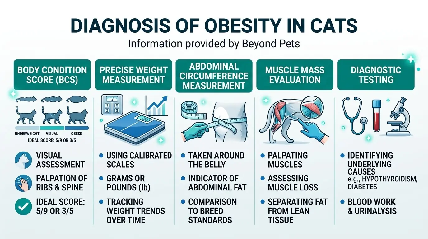 Diagnosis of Obesity in Cats in What is Obesity in Cats?