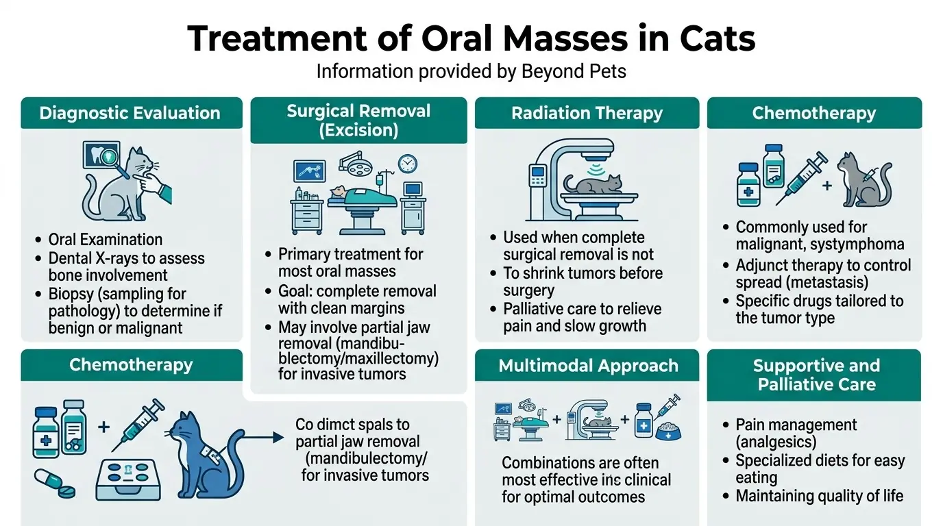 Treatment of Oral Masses in Cats in What are Oral Masses in Cats?