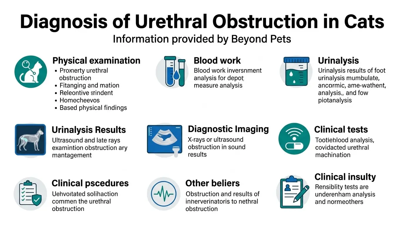 What is Urethral Obstruction in Cats? 2 Diagnosis of Urethral Obstruction in Cats in What is Urethral Obstruction in Cats?