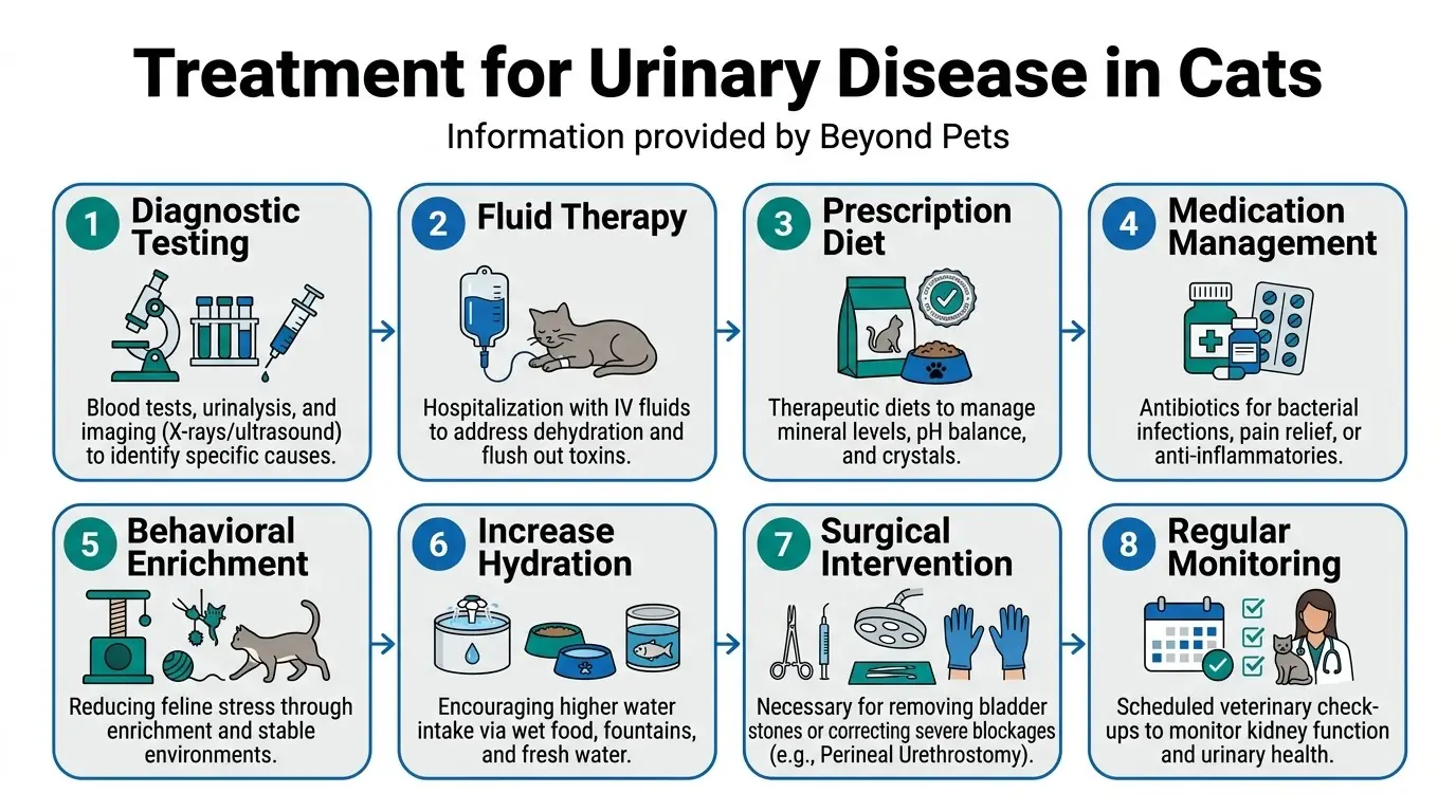 Treatment for Urinary Disease in Cats in What is Urinary Disease in Cats?