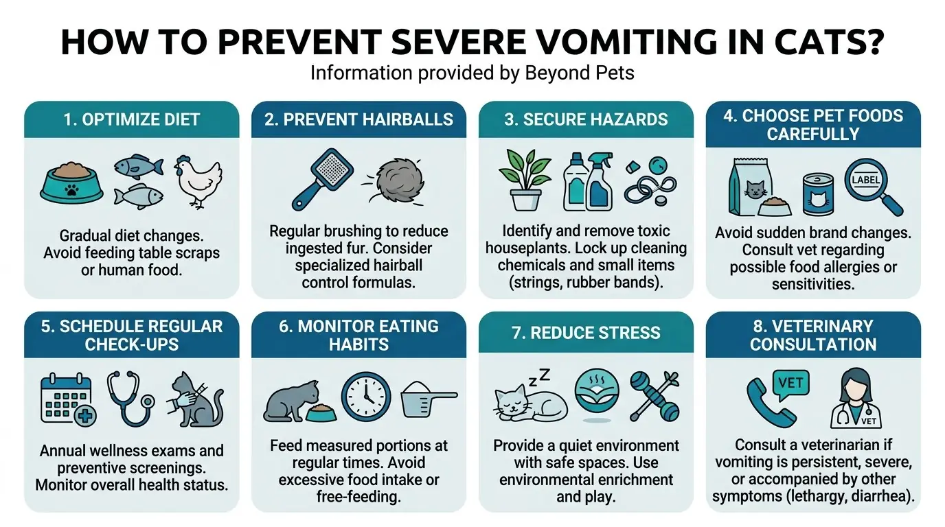 How to Prevent Severe Vomiting in Cats? in Why Does a Cat Vomit?