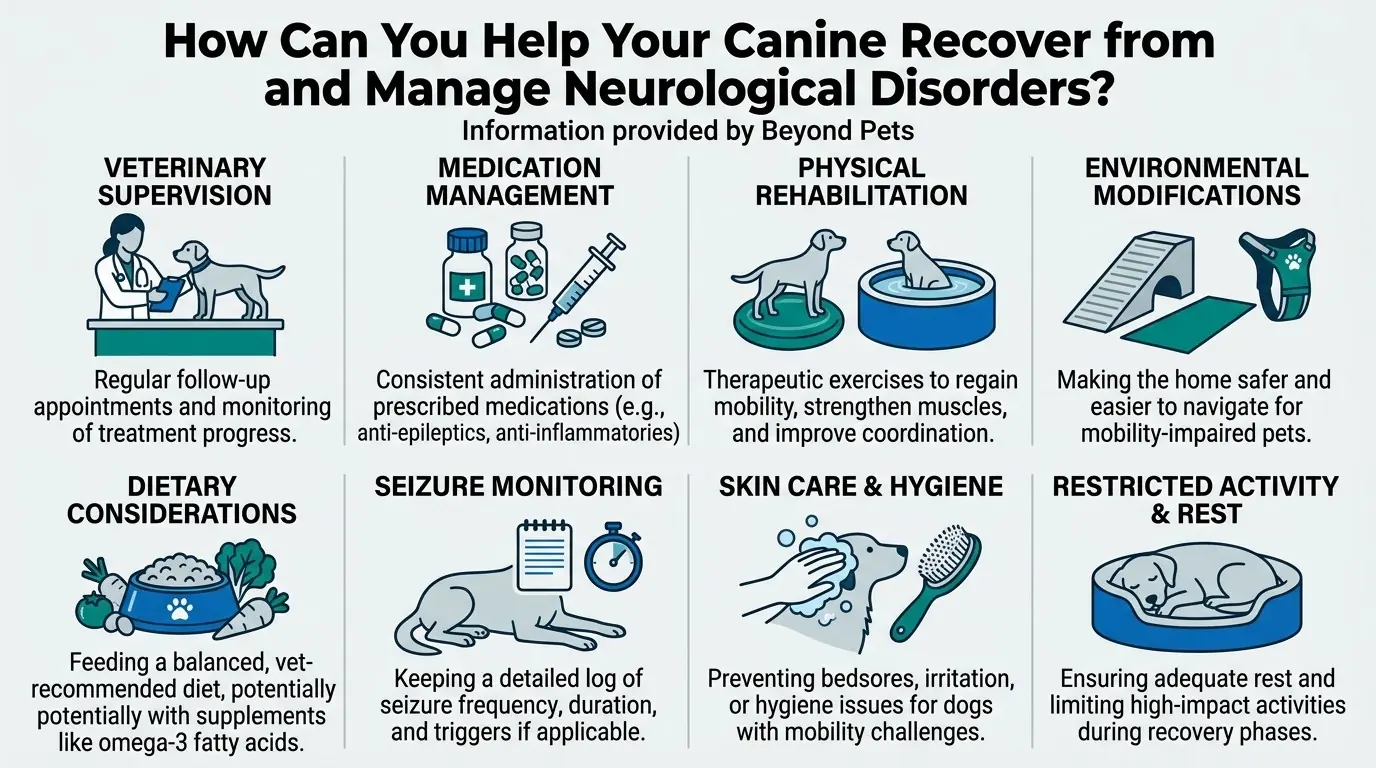 How Can You Help Your Canine Recover from and Manage Neurological Disorders? in Neurological Disorders in Dogs: Causes, Symptoms, Treatment